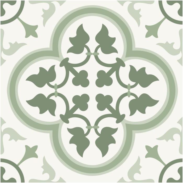 Remy Sage Green Vinyl Floor Tiles
