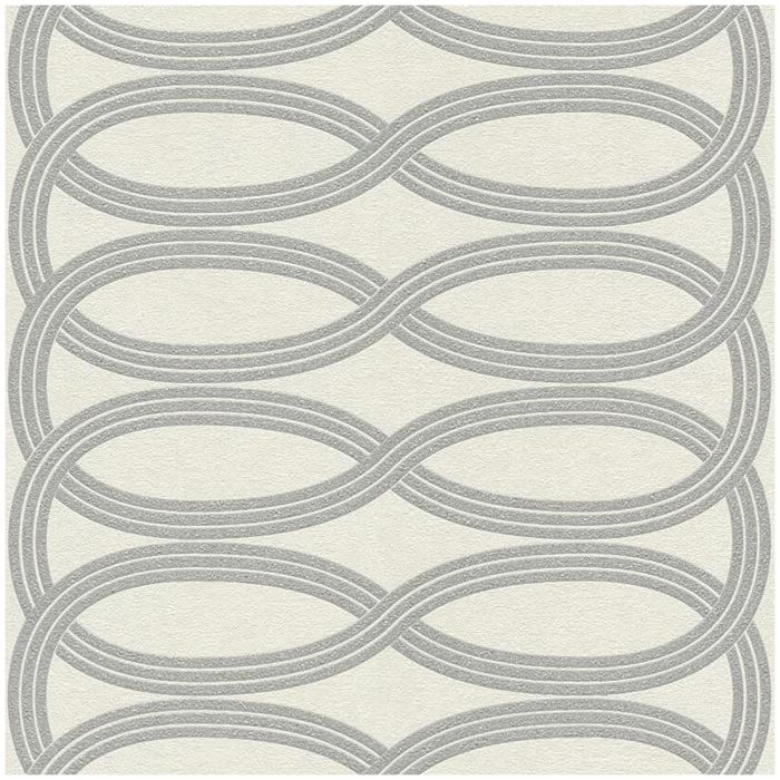 Links Wallpaper Silver White