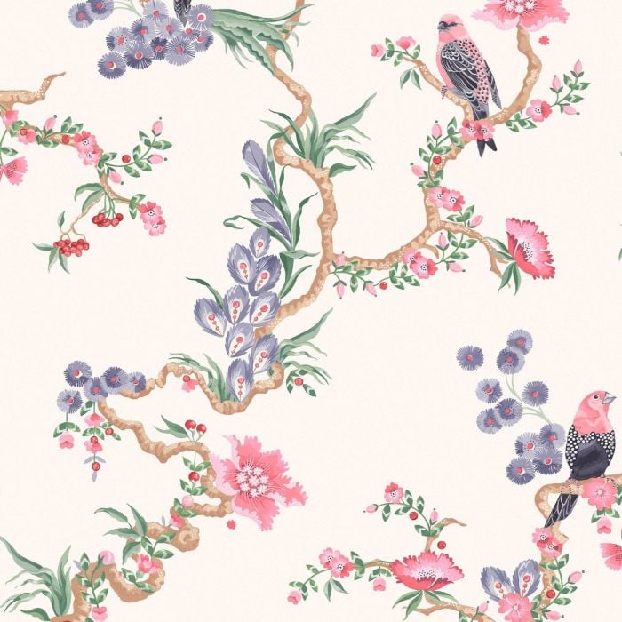 Cath Kidston Birds & Berries Wallpaper