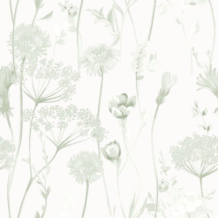 Meadowsweet Floral Wallpaper