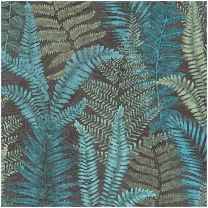 Famous Garden Wallpaper Teal Green