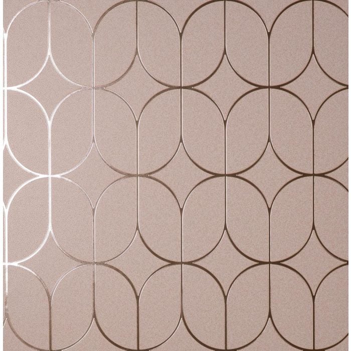 Vymura Geometric Metallic Wallpaper