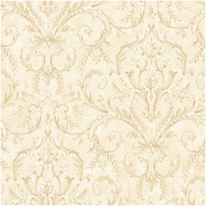 Chelsea Garden Damask Wallpaper Gold