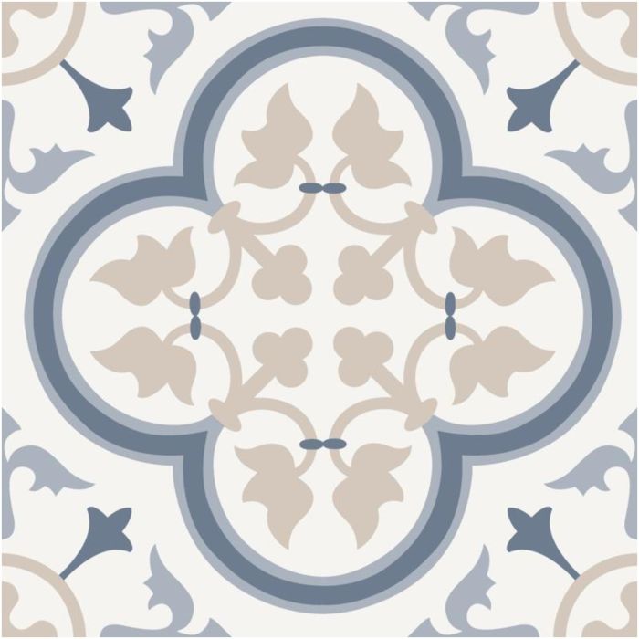 Remy Blue Peel & Stick Self Adhesive Floor Tiles