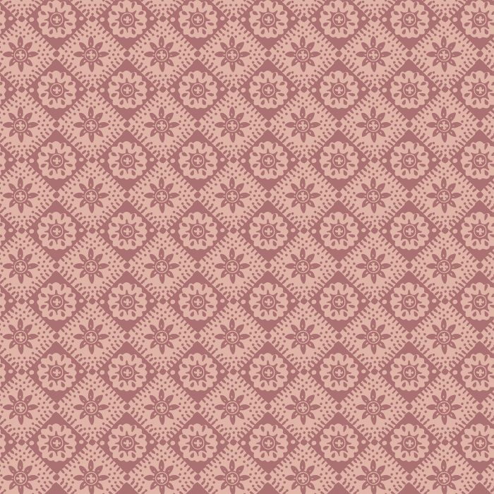 Meadow Geo Wallpaper Pink