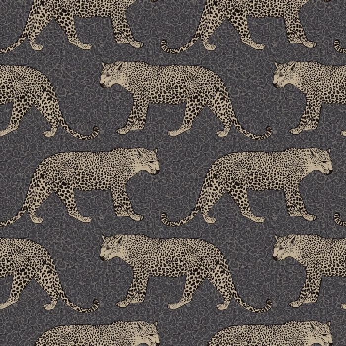 Leopard Block Print Wallpaper