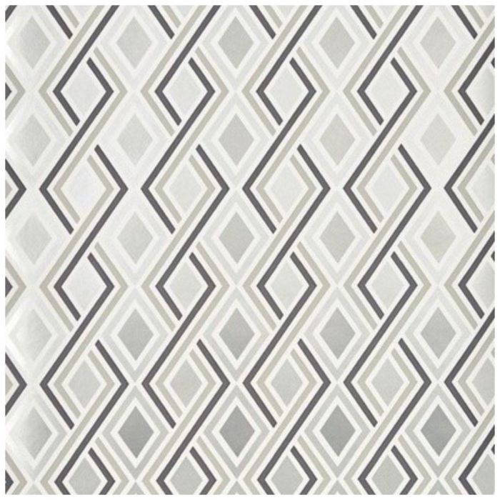 Halcyon Gunmetal Geometric Grey Wallpaper