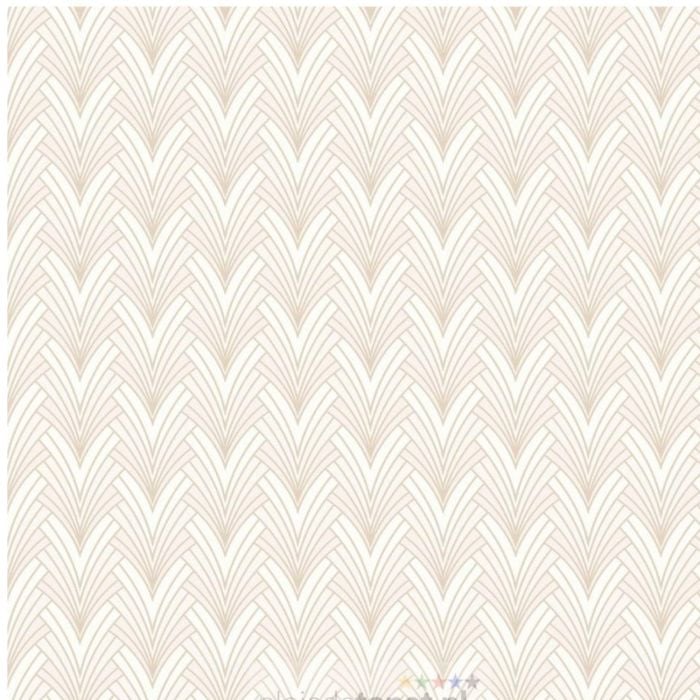 Grand Hotel Wallpaper White Gold