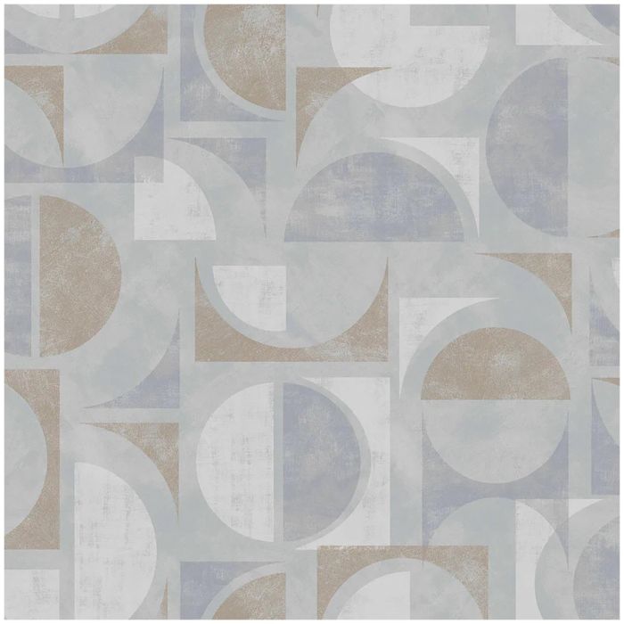 Seville Abstract Wallpaper Grey Gold