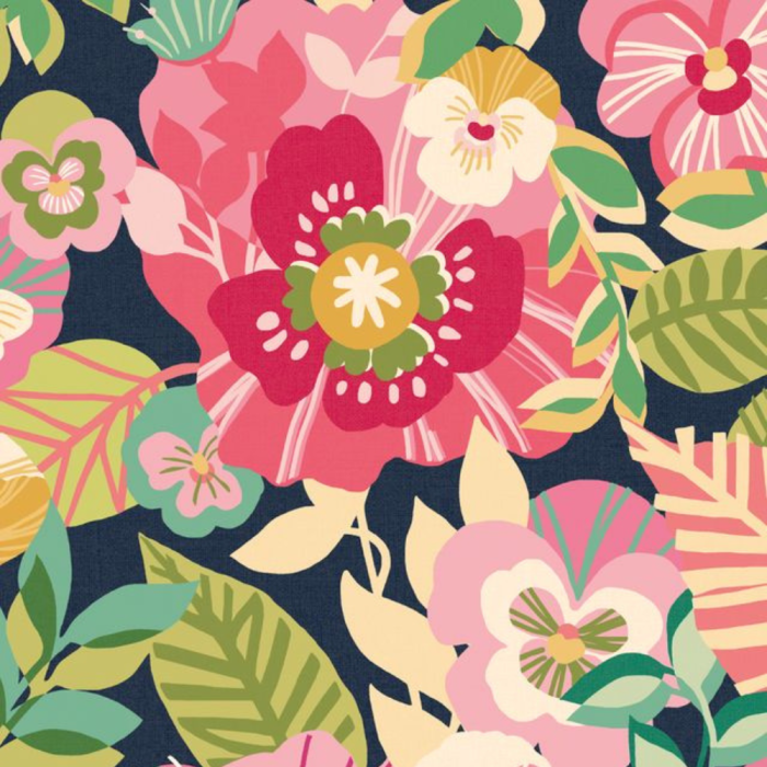POPPIES + PANSIES WALLPAPER