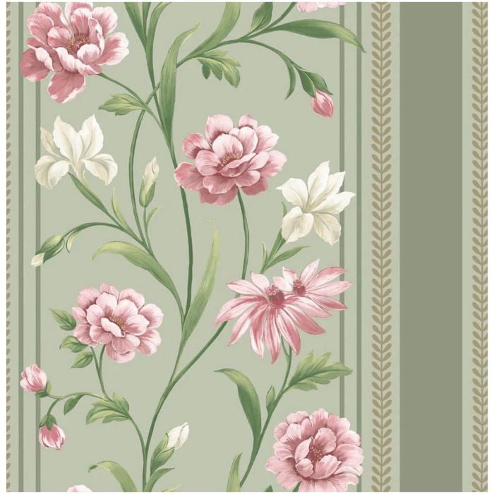 Raya Floral Panel Wallpaper