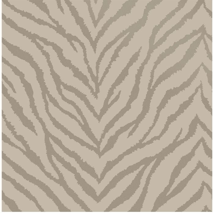 Zahara Zebra Wallpaper Taupe