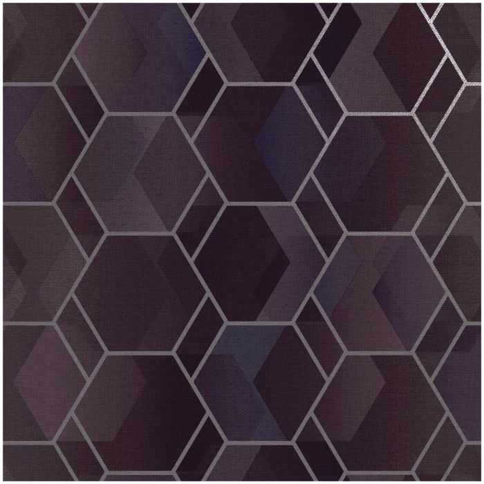 Cassius Geometric Wallpaper Purple