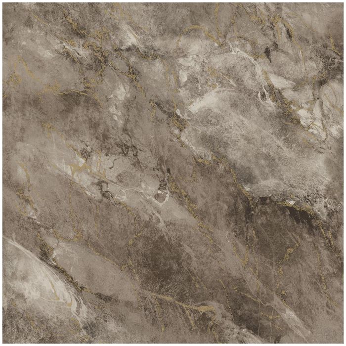 Marble Chocolate and Gold Wallpaper