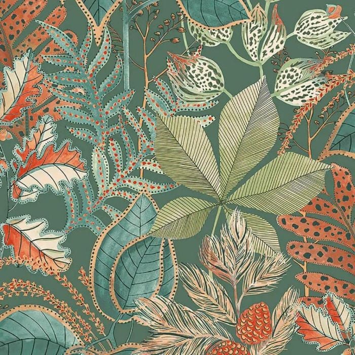 Eden Leaf Wallpaper