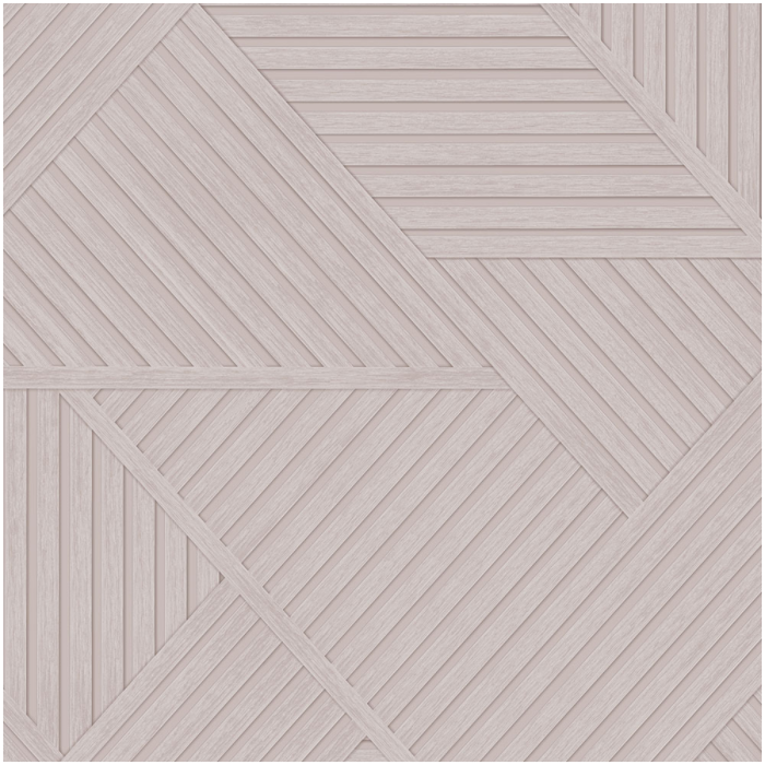 Elba Pink Geometric Wood Panel Wallpaper