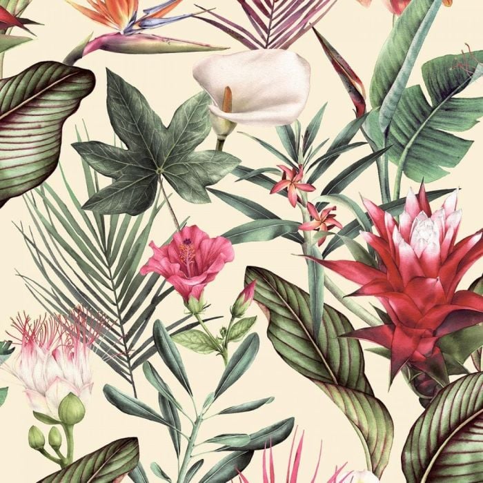 Flora Paradise Floral Wallpaper