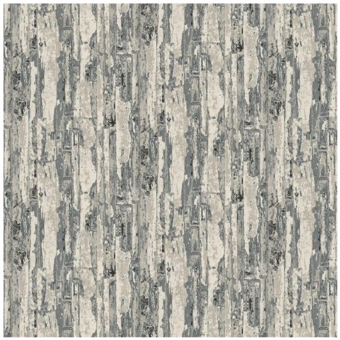 Driftwood Carbon Wallpaper Dark Grey