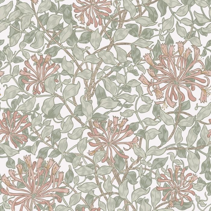 William Morris At Home Honeysuckle Wallpaper