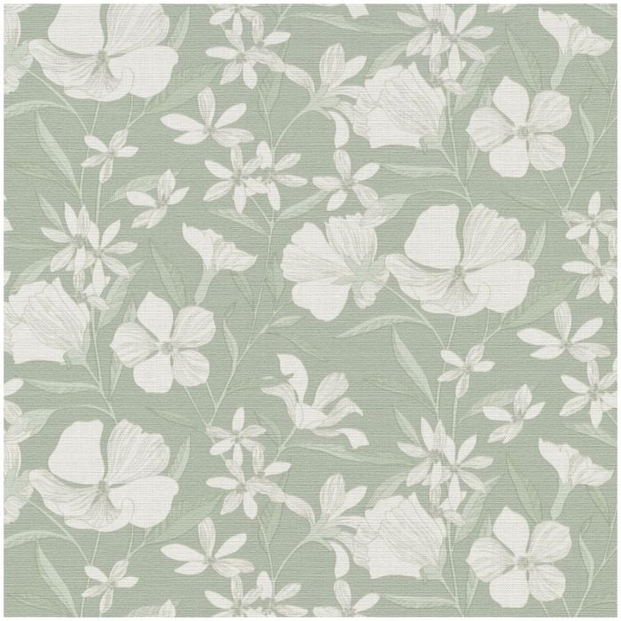 Textured Floral Wallpaper