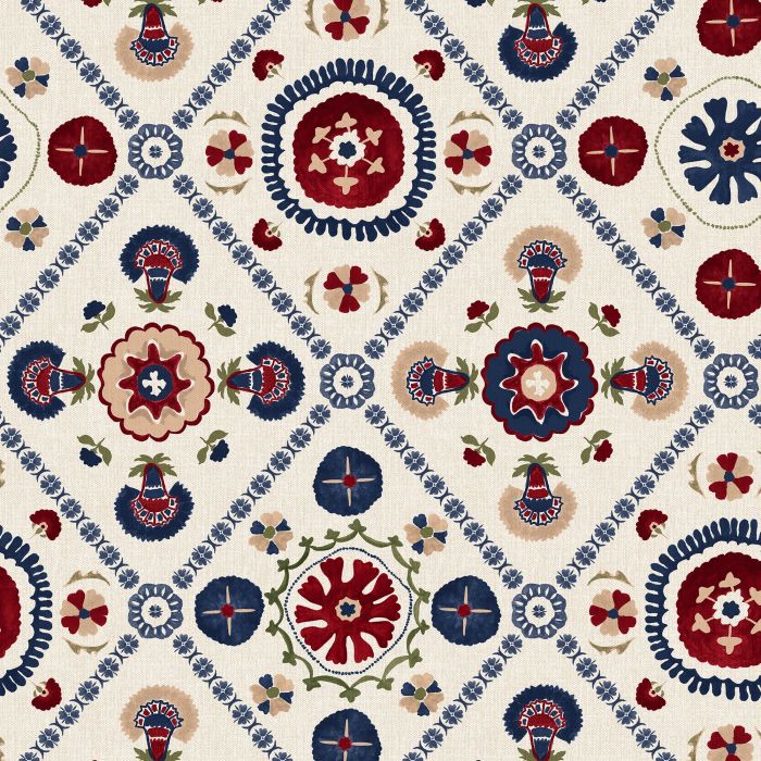 Festival Floral Trellis Wallpaper