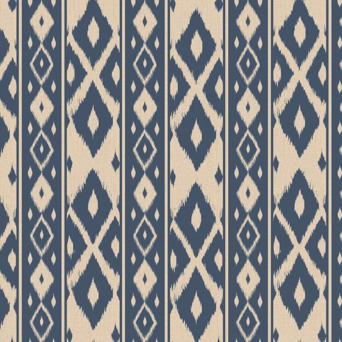 Ikat Stripe Wallpaper
