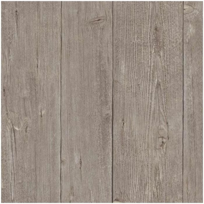 Vertical Wood Planks Brown Wallpaper