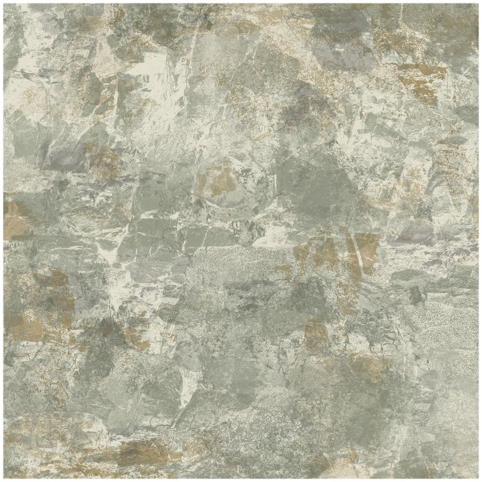 Quarry Stone Wallpaper Green