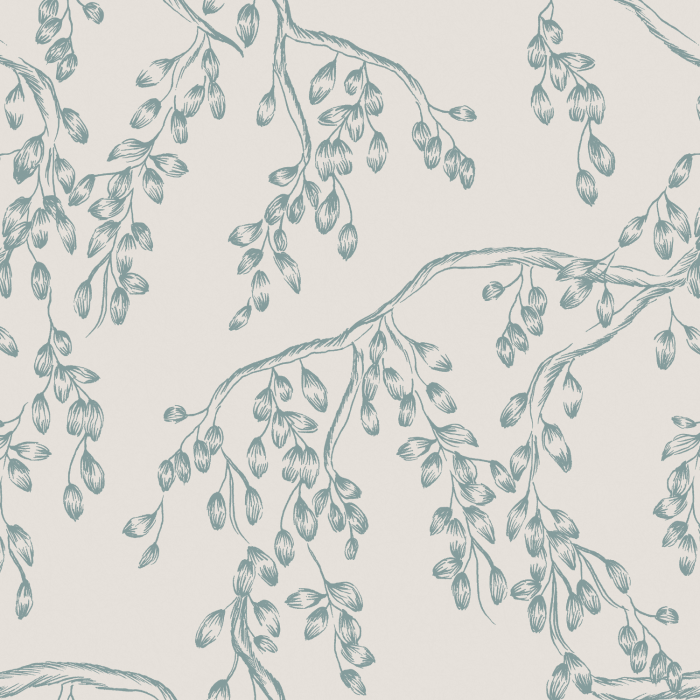 Laura Ashley Rainham Willow Wallpaper