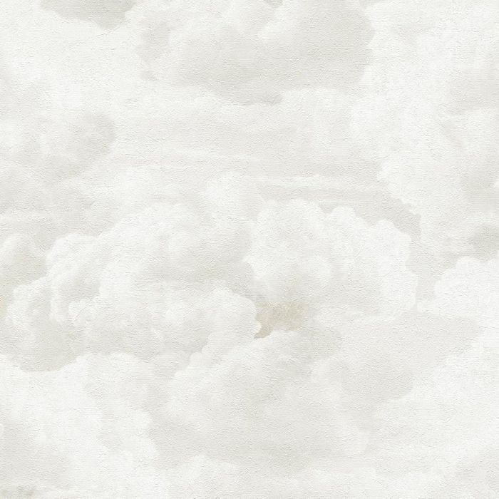 Pacifica Cloud Wallpaper White Grey (Double Width 1.06M)