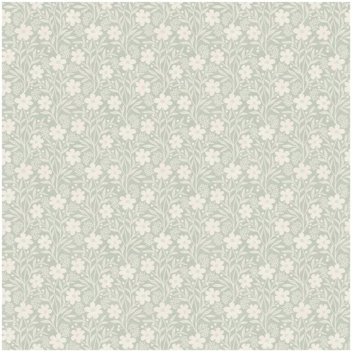 Berry Floral Wallpaper