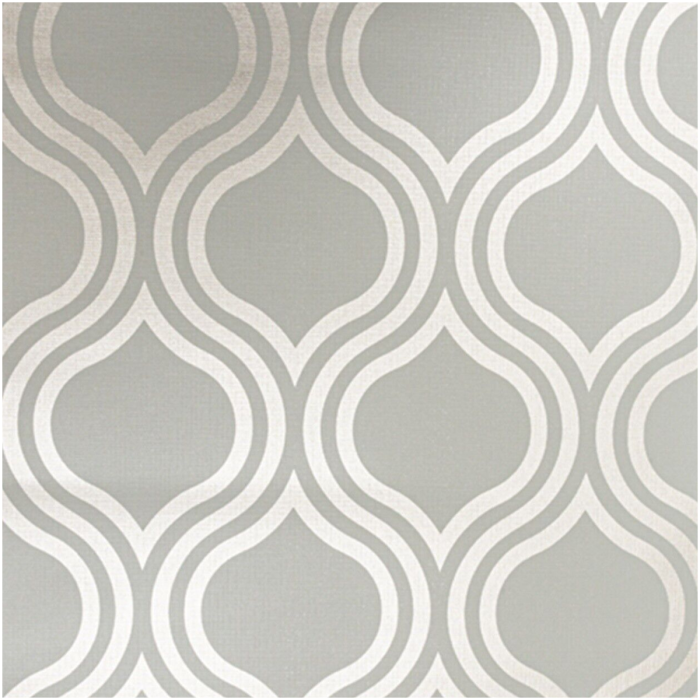 Platina Ogee Geo Wallpaper