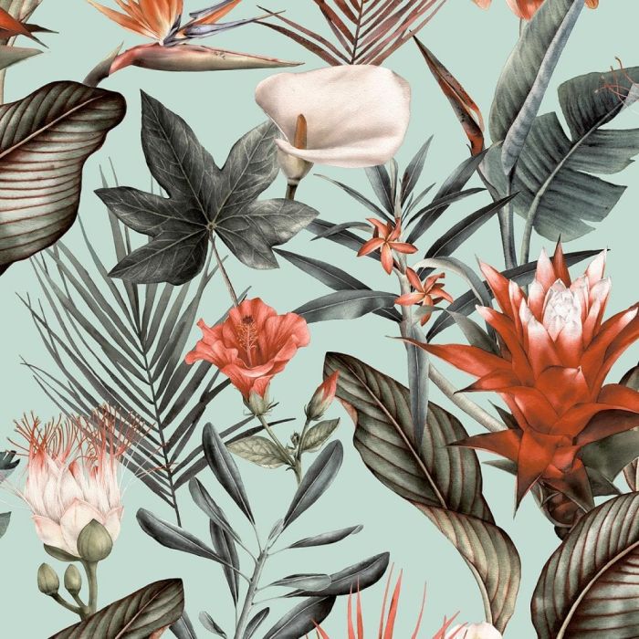 Flora Paradise Floral Wallpaper