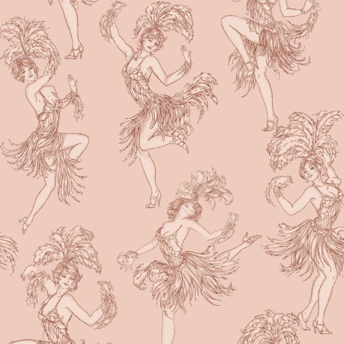 Cha Cha Cha Watermelon Blush Wallpaper