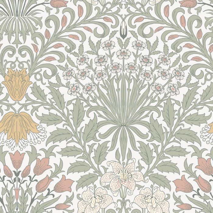 William Morris At Home Garden Wallpaper