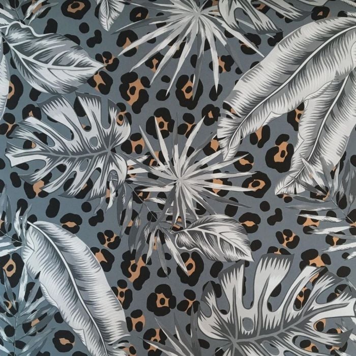 Tropical Leopard Wallpaper