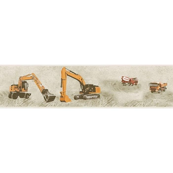 Diggers Wallpaper Border